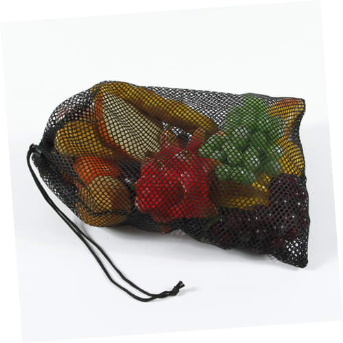 KOMBIUDA 10-Piece Mesh Drawstring Bag, Multi-Purpose Storage Bag for Sports and Laundry