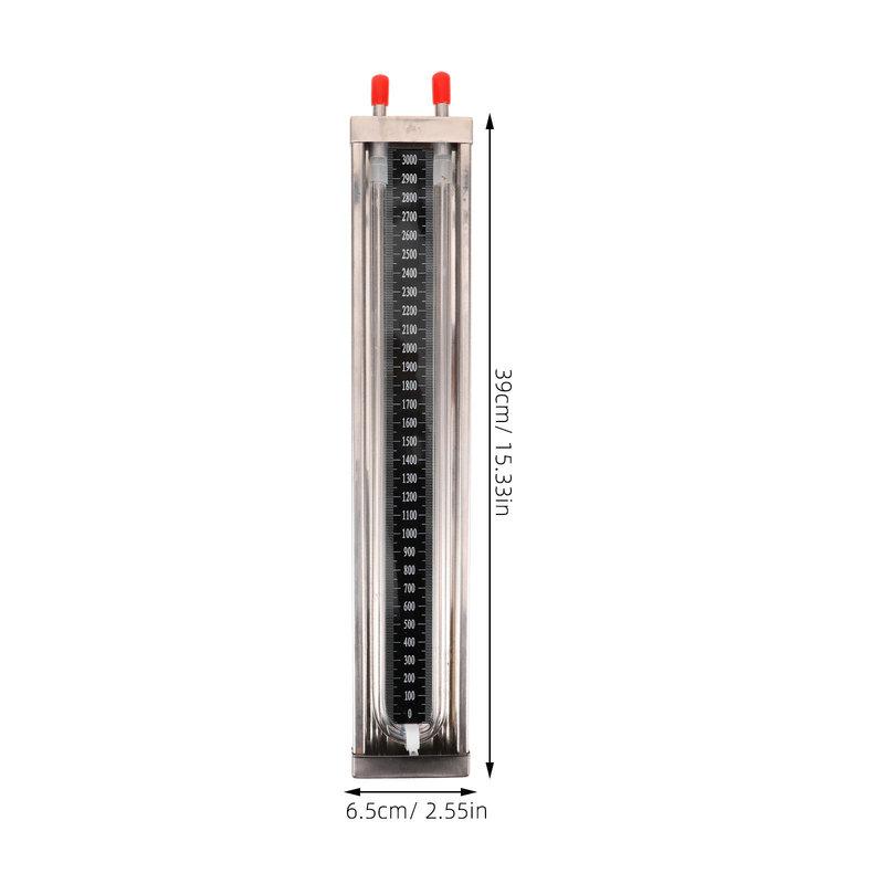 Stainless Steel U Tube Manometer Pressure Gauge Vacuum Tube Tester 0-3000Pa High Accuracy Differential Pressure Meter