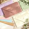 Художественные канцелярские принадлежности для рукописных сообщений 10 ШТ. Конверты «Лепестковое искусство», Дизайн с текстурой настоящих цветов, Плотная бумага, Конверты в западном стиле, Изящные конверты
