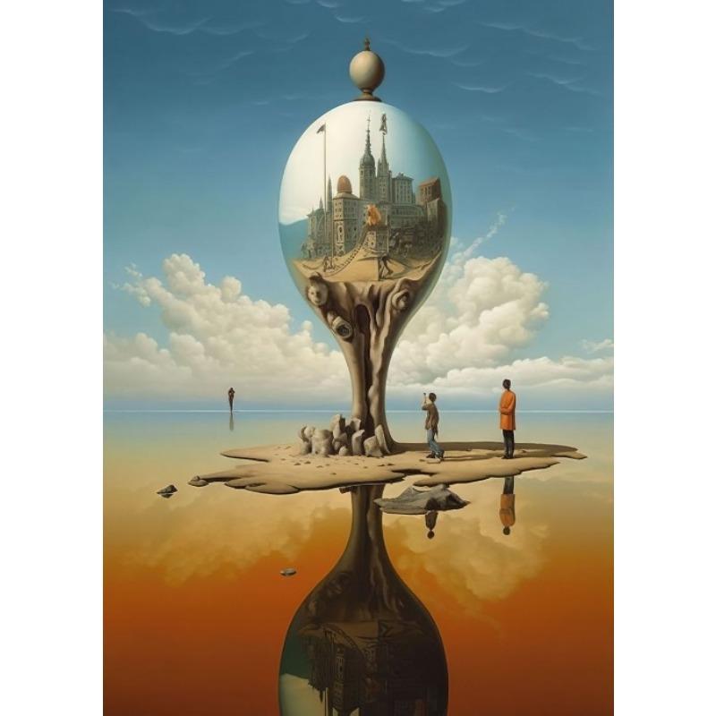 Абстрактные сюрреалистические картины Дали сюрреализм постер печать на холсте винтажное ретро сюрреалистическое искусство настенное искусство декор для домашней комнаты