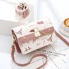 Fashion Pu Crossbody Purse With Embossed Prints And Inner Pockets For Casual Wear