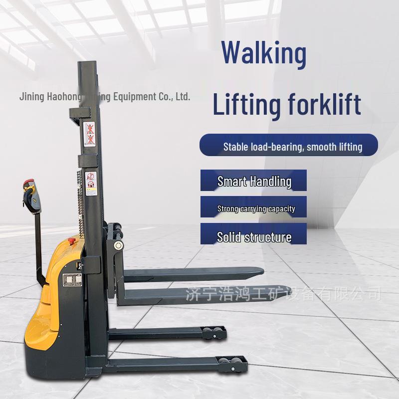 Electric Pedestrian Stacker for Dock and Port Lifting Operations