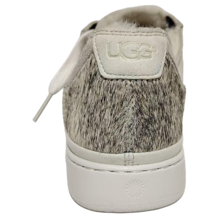 UGG Cali-Low Ii Spillseam Leather Lace-Up Round Toe Low-Top Sneakers Men Sneakers White 1094474-WHT