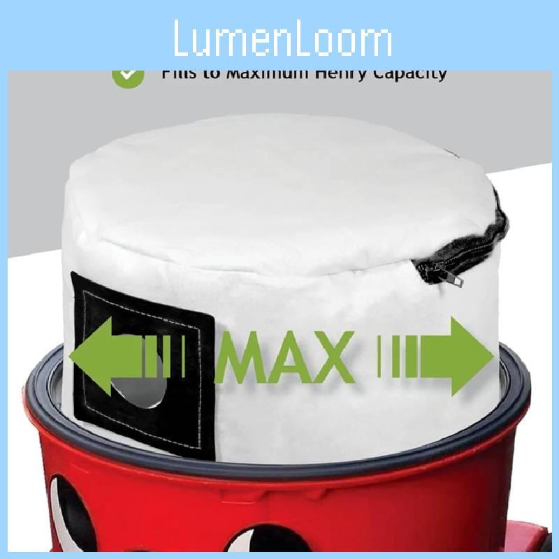 Для пылесоса Numatic Henry комплект мешков для сбора пыли с молнией, многоразовый, моющийся