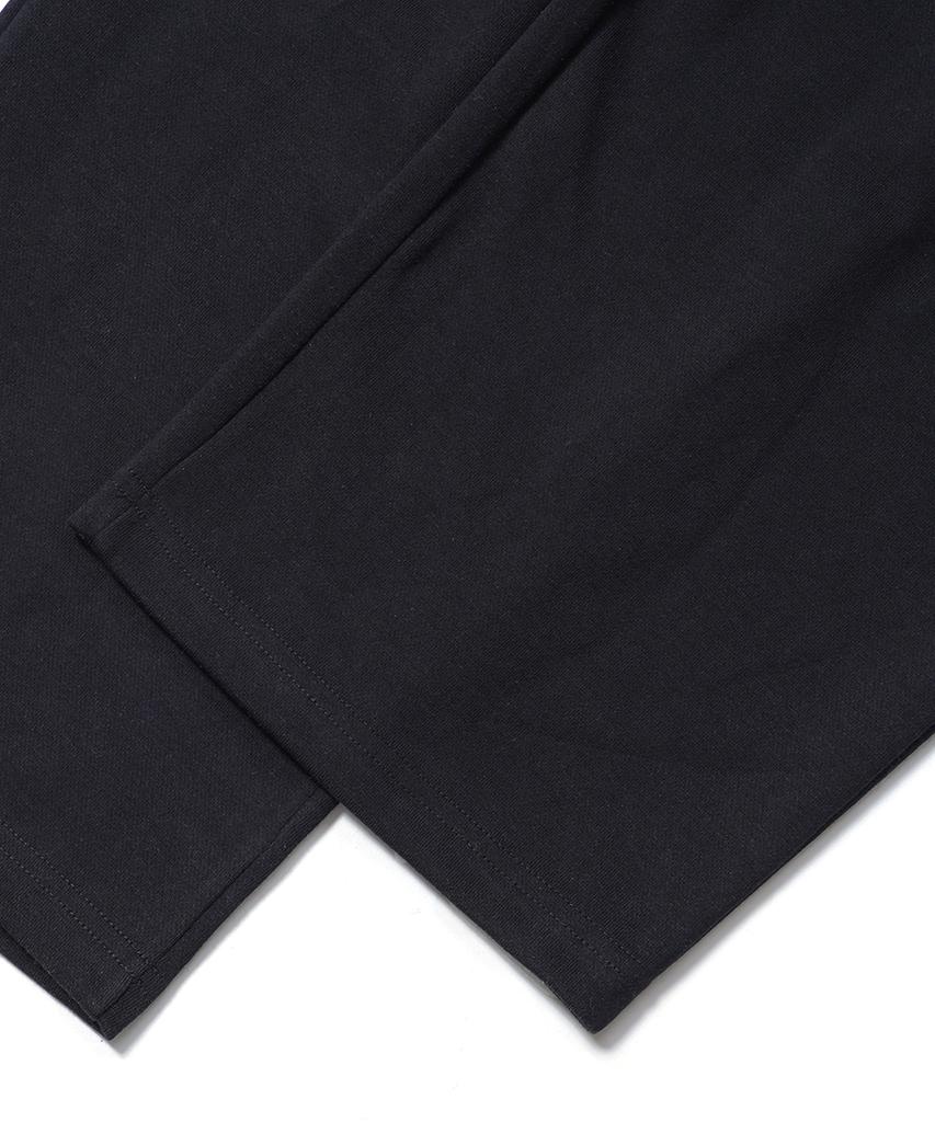 GAKKAI UNIONS Double Pintuck Wide Sweatpants Black