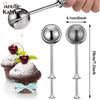 Powder Filter Spoon Baker Dusting Wand For Sugar Flour Spices 304 Stainless Steel Flour Sugar Powder Spoon Kitchen Tools