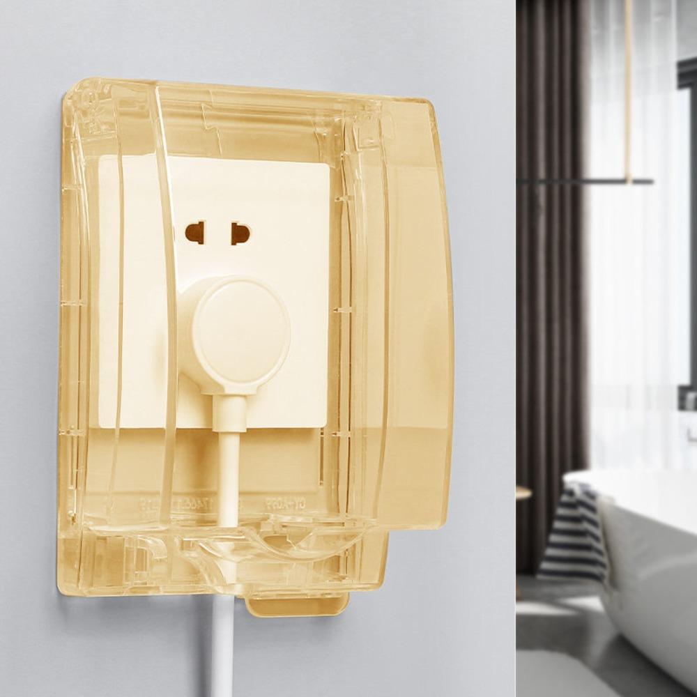 Настенная защитная крышка для выключателя Самоклеящаяся Увеличенная защита Розетка Ванная комната