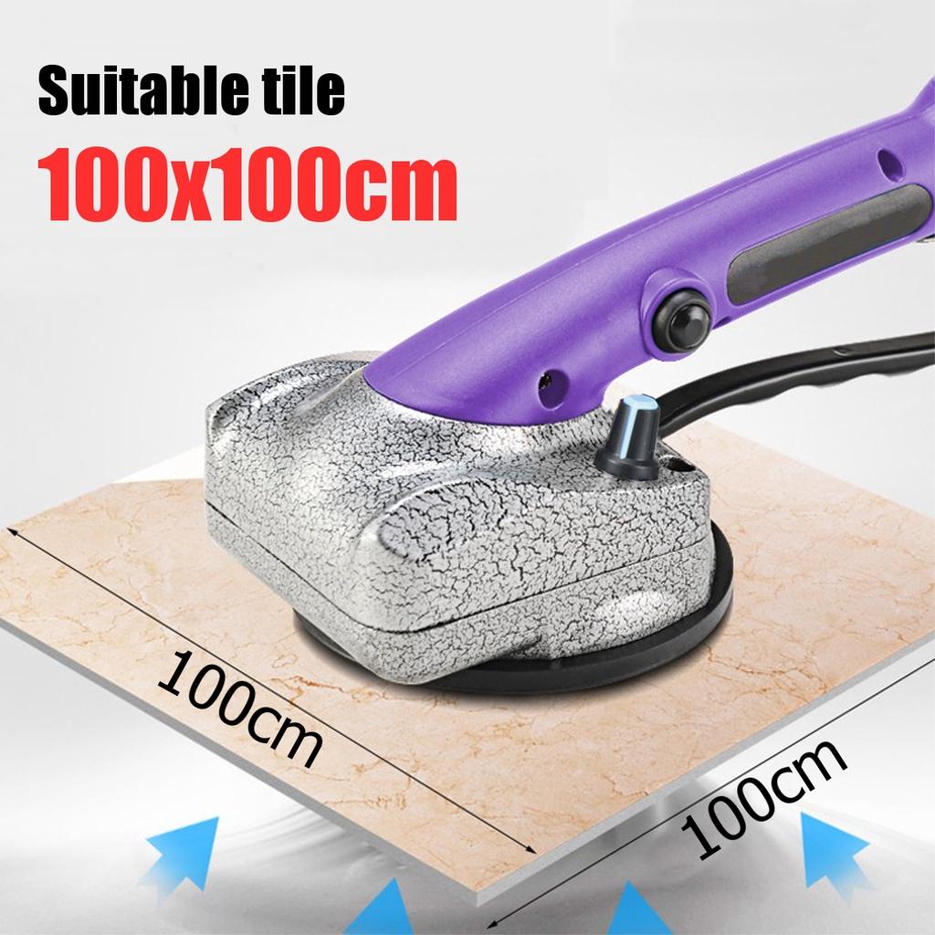 110V~240V 50-60HZ Tiling Tiles Machine Ceramic Tile Vibrator Suction Cup Automatic Floor Vibrator Adjustable Tiles Leveling Tool 1000W