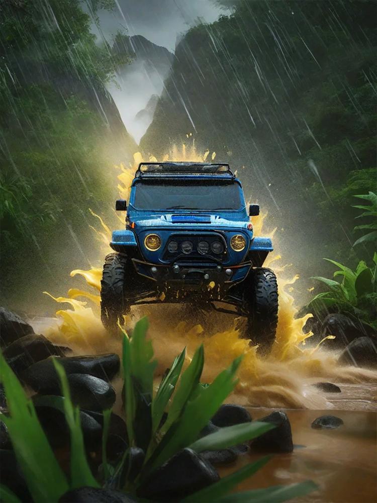 Auto 'S & Vrachtwagens Алмазная вышивка крестиком Алмазная вышивка 5D Diy Diamond Mozaïek Bos & Jungle Vol Steentjes Art