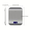 1pc Digital Kitchen Scale Stainless Steel Food Pocket Scale LCD Display Precision Electronic Jewelry Scale Kitchen Gadgets