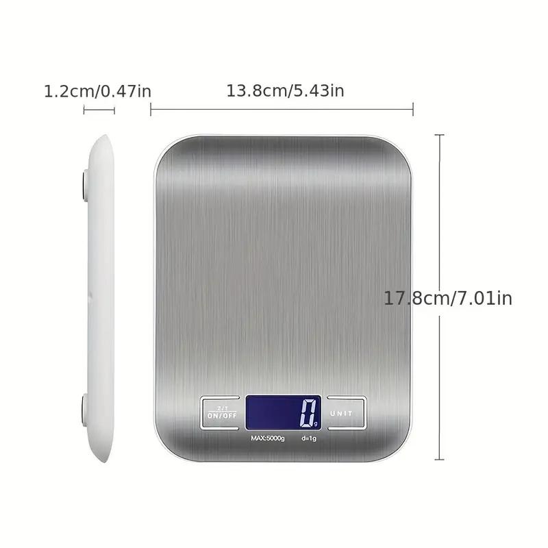 1pc Digital Kitchen Scale Stainless Steel Food Pocket Scale LCD Display Precision Electronic Jewelry Scale Kitchen Gadgets