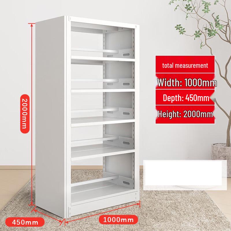 Lieve Industrial Style Metal Bookcase