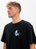 Smurfs Rush Men's Oversized Short Sleeve T-Shirt Black L