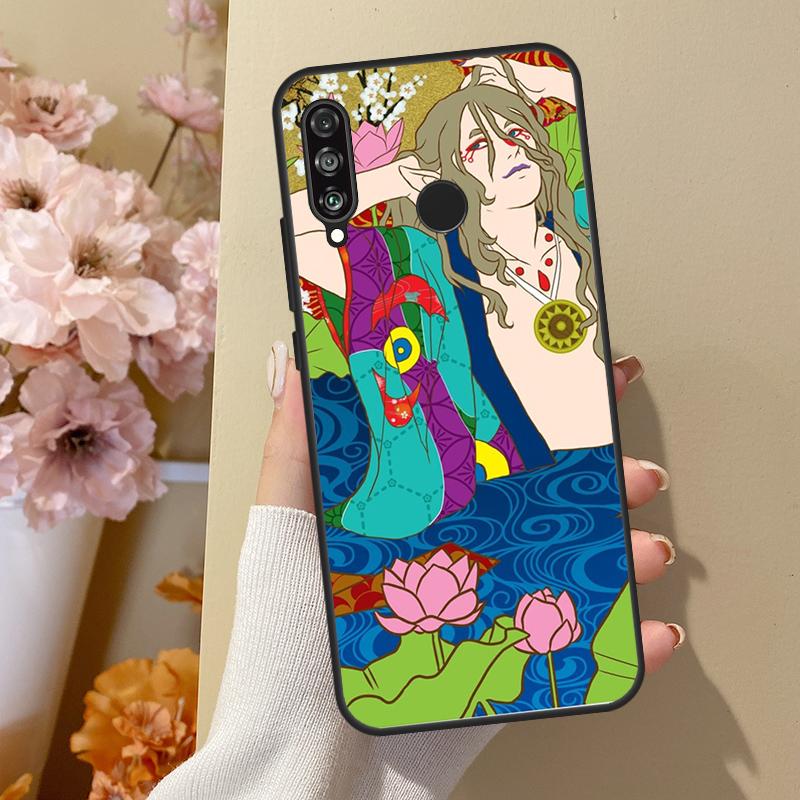 Чехол для телефона Ukiyoe mononoke Kusuriuri для Honor 50 Pro, Huawei Nova 5T P Smart Z 2019 P20 P30 P40 Lite P50 Pro