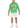 Nike Мужская толстовка с капюшоном и длинным рукавом с логотипом Свитшот Светло-зеленый DD6169-362