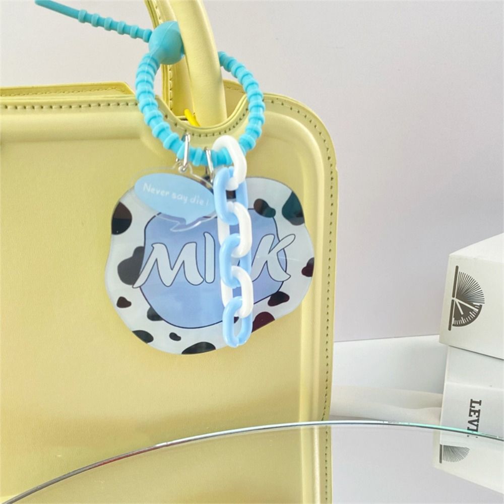 Тюльпан Цветок Портативное Зеркальце для Макияжа Брелок Маленький Мишка Маленький Мишка Косметика Брелок Украшение