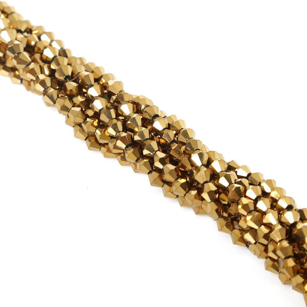 Ромбовидные стеклянные кристаллы 4 мм для изготовления украшений своими руками