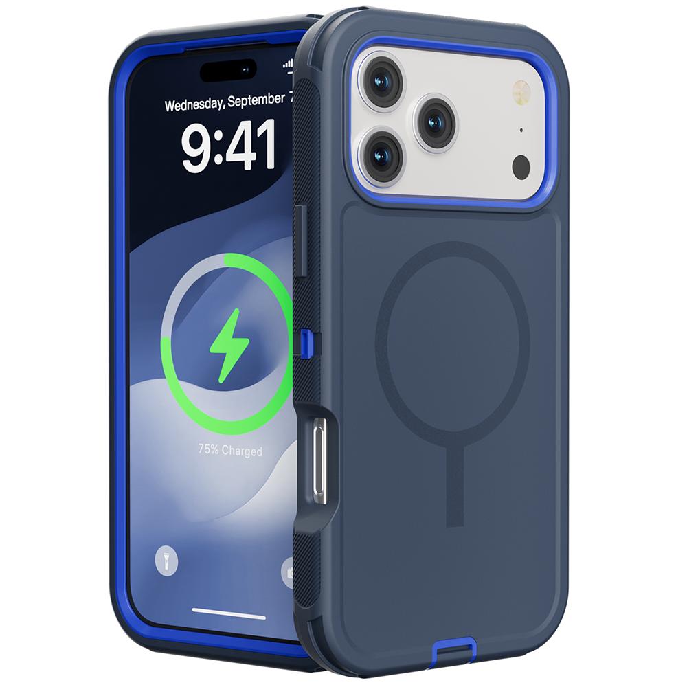 Прочный бронированный чехол-бокс OTT Defender с магнитом для телефона Для IPhone17 Pro Max Air 16 15 14 13 12 Для Magsafe Ударопрочный защитный чехол