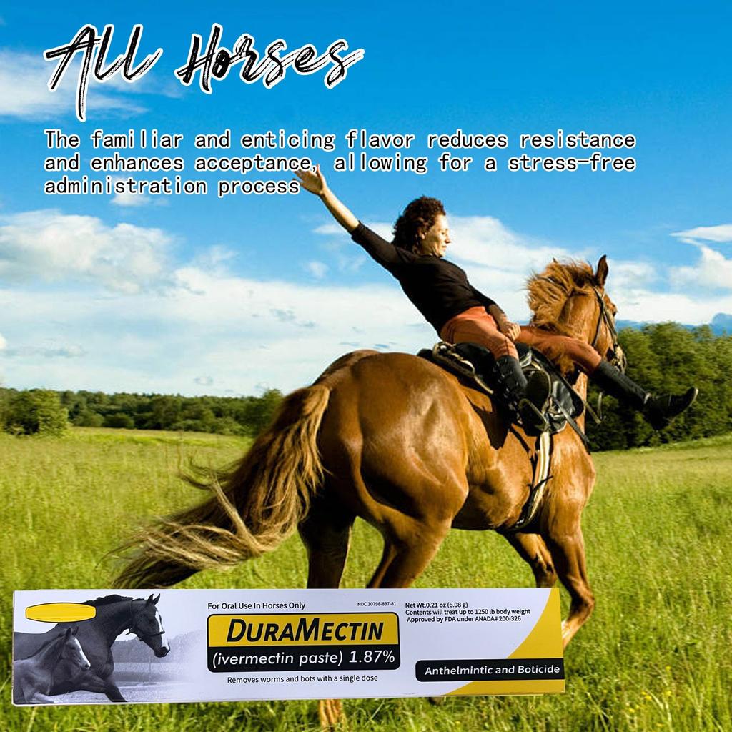 Flavored Horse Anthelmintic, Can Control Big Strongyle, Small Strongyle, Pinworm, Roundworm, Caterpillar, Big Stomach Worm, Horse Gastropod