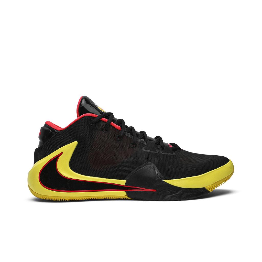 Nike Zoom Freak 1 'Soul Glo' (Unisex) Black / Black / Red Orbit / Opti Yellow Basketball Shoes BQ5422 003