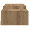 Wall Mounted TV Cabinet Wall Mount Artisan Oak