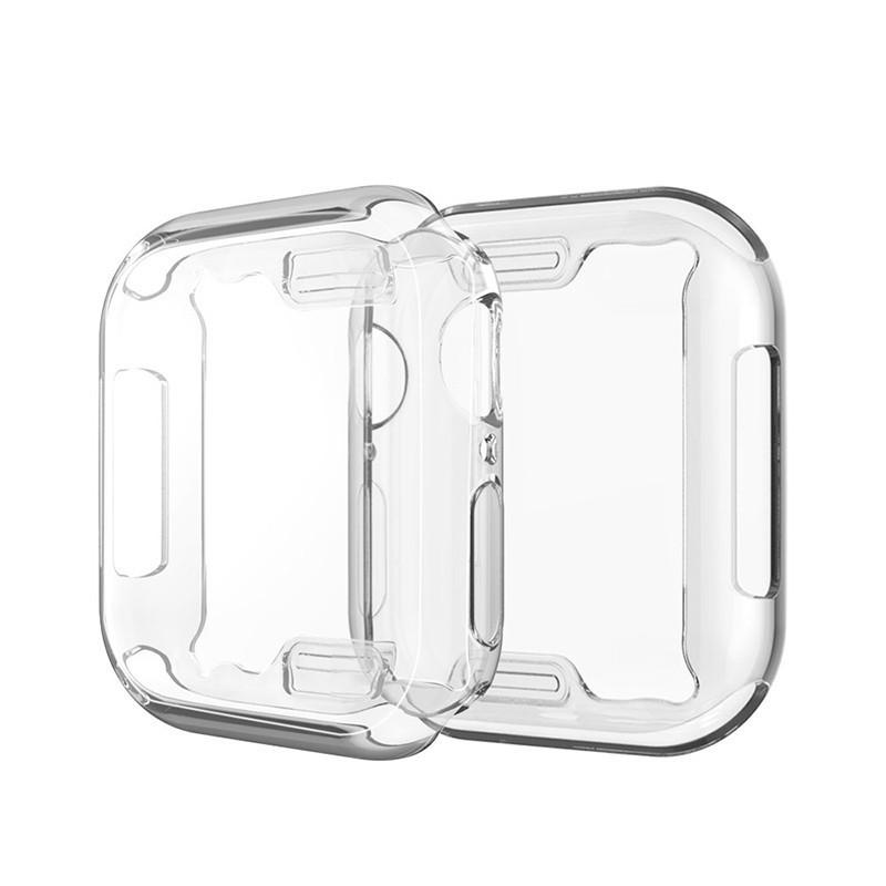Мягкий чехол из ТПУ для корпуса часов Серия 11 10 9 8 7 6 5 4 SE 40/41/42/44/45/46 мм Комплексная защита и долговечность