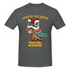 Unisex Year Of The Horse Lion Dance Chinese Lunar New Year 2026 Awesome T Shirt Streetwear Plus Size Cotton Sleeve Tshirt Unisex
