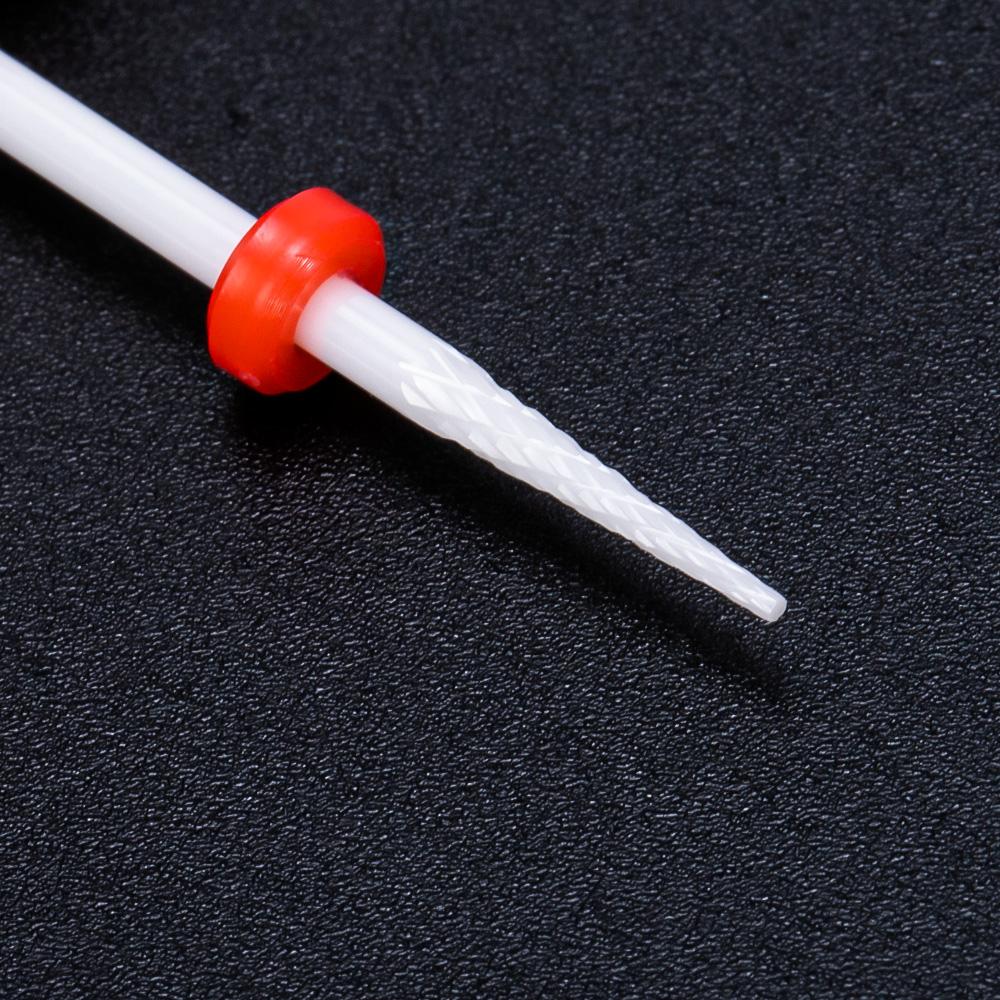 Керамическая фреза, маникюрные сверла для ногтей, электрические пилочки для ногтей, розовые, синие, шлифовальные насадки, фрезы, резак, аксессуары для заусенцев