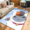 Natsume's Book of Friends Cat Rug Floor Mat for Living Room or Bedroom Soft and Comfortable Carpet a Gift for Birthday and Holiday.MFF0918546