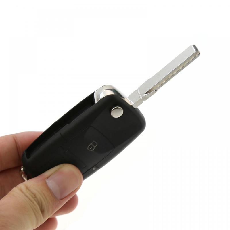 2 кнопки дистанционного складного ключа автомобиля оболочки для MK4 Bora Golf 4 5 6 Passat Bora Touran