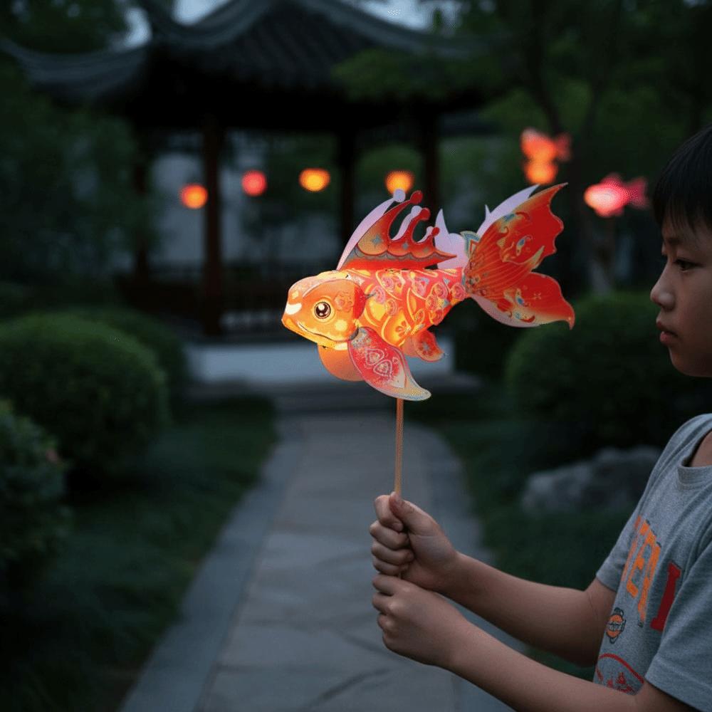 Portable Luminous Fish Light Bright LED Handheld Koi Ornament Photoshoot Decor