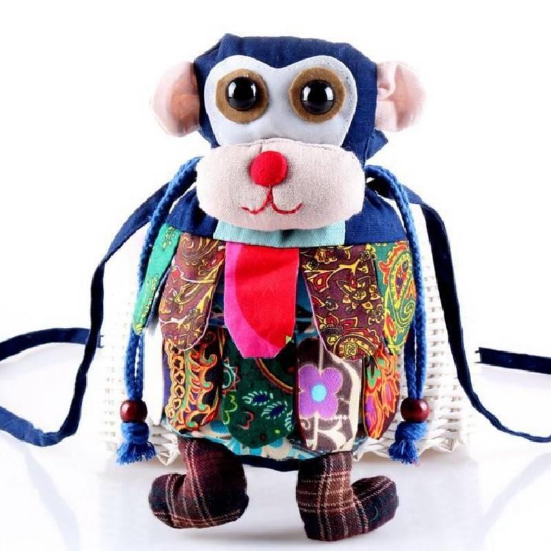 Artistic Ethnic Style Monkey Bucket Bag For Women In Various Colors Ideal For Everyday Outfits
