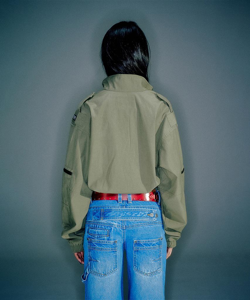 Vacant Archive Women Zaka Bomber Jacket Khaki