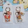 Transparent Corgi Key Chain Double-Sided Dog Pendants Backpack Decor Dog Key Ring  Handbag Pendant