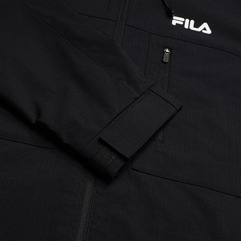 Fila Оригинальная Модная Повседневная Универсальная Куртка Мужские куртки Черный F11M639704FBK
