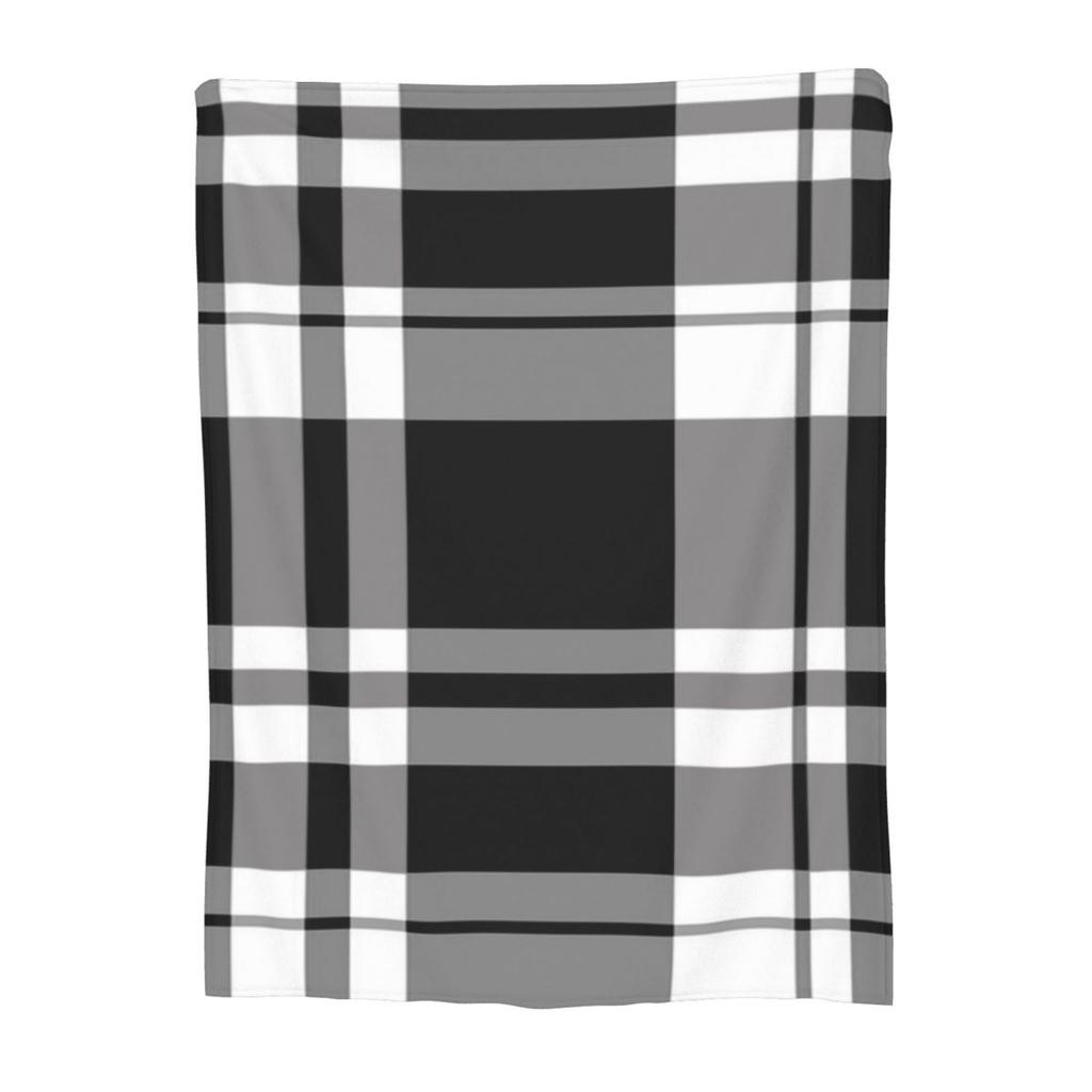 Tartan Flannel Throw Blanket Soft Warm Bedspread for Bed Living Room Picnic Travel Sofa