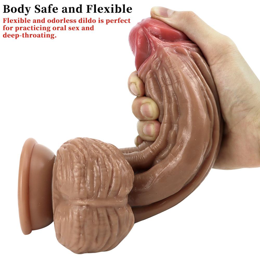 Реалистичный фаллоимитатор 25 см с двойной плотностью, анальный фаллоимитатор, огромный фаллоимитатор на присоске, малайский фаллоимитатор, гигантский анальный дракон, толстый фаллоимитатор, секс-игрушки