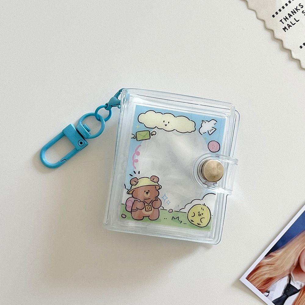 Держатель для фотокарточек Cartoon Idol, 2-дюймовый альбом для хранения карточек, мини-фотоальбом для девочек