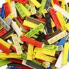 200 ШТ. Детали для сборки MOC 2431 Размер 1x4 Кирпичики Плоская плитка Гладкая 1*4 Строительные блоки DIY Образовательная Креативная игрушка для детей