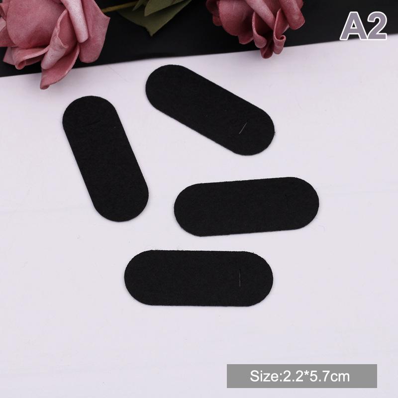 100 шт. овальные нетканые зажимы с каплевидными защелками, проставки, прямоугольные фетровые подушечки, нашивки