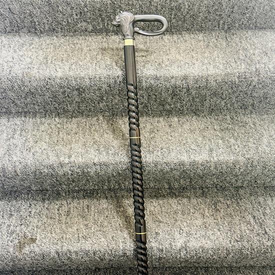 91.44 Cm Victorian Wooden Walking Stick Cane Lion Head Style