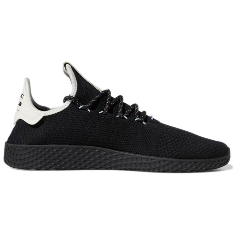 Pharrell Williams x adidas Tennis Hu Черно-белые Мужские Кроссовки Core-Black Off-White Light-Grey GZ3927