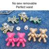 Nail-free Jeans Bear Waist Buckle Removable Closing Artifact Invisible Snap Button Tightening Waistband Button Pant Adjustable