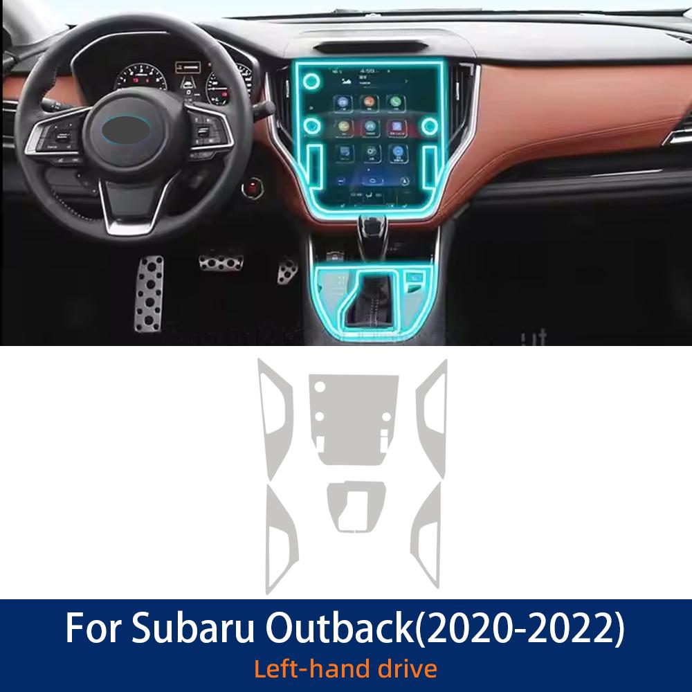 For Subaru Outback 2020 2021 2022 Car Interior Center Console Transparent Anti-scratch Repair Sticker TPU Protective Film