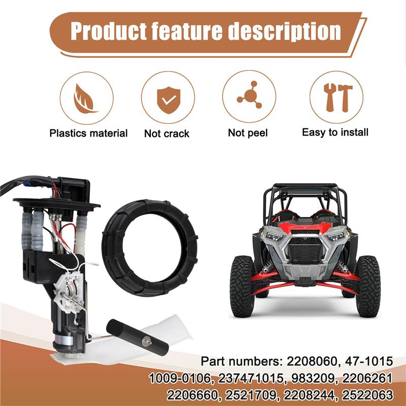 Durable-Motorcycle Fuel Pump Assembly For Polaris XP 4 Turbo 2016- 2208060 2206278 47-1015