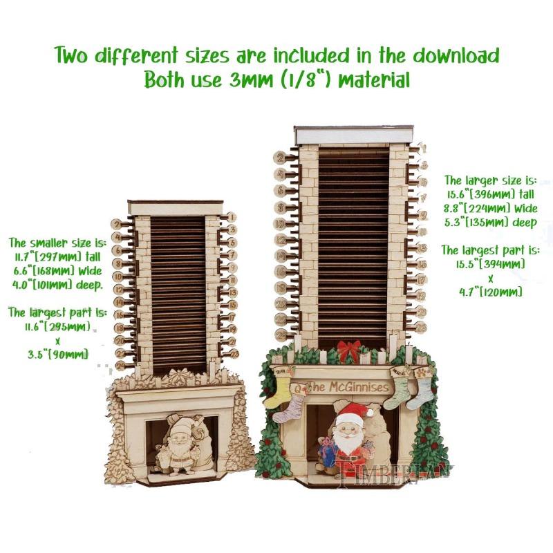 Рождественский Адвент-календарь Деревянный Санта Клаус Дымоход Обратный отсчет Вечеринка Окно Настольное украшение