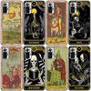 Чехол для телефона Le Tarot Egyptien de Dusserre Art для Xiaomi Redmi Note 11 10 9 8 Pro 11T 10T 10S 9S 8T 9 9A 9C 9T, черный мягкий чехол