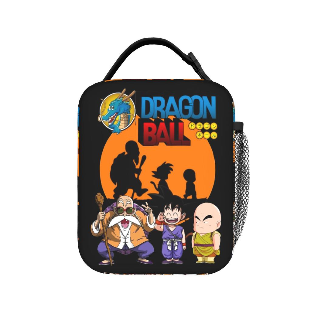Иисус Гоку DBZ Изолированные Сумки для Ланча Сумка-холодильник Многоразовый, Контейнер для Ланча Вместительный Сумка-тоут Ланч-бокс Девочка Мальчик Пляж На улице