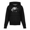 Nike Толстовки Женские Черные С Капюшоном Средней Посадки Обычные CZ8621-010
