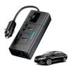 200W Car Power Inverter Car Plug Adapter Outlet Charger DC12V To 220V Car Inverter with USB, QC3.0 USB & Type-C